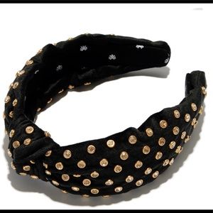 NWT LELE SADOUGHI velvet crystal headband